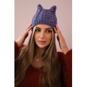 marka niezdefiniowana Cap with fleece Rabbid K237 light purple
