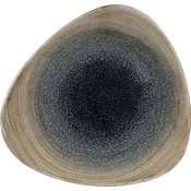 CHURCHILL Stonecast Aqueous Bayou plitev krožnik, trikotnik, premer: 192 mm (12 kos)