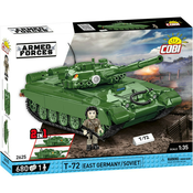 Cobi Armed Forces T-72 (DDR / SOVIET), 1:35, 680 k, 1 f