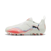 Puma FUTURE 8 MATCH MG Laceless Football Boots Youth, White, Size 32.5, Shoes