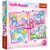 Trefl - Puzzle 4u1 Jednorog i magija - 1 - 39 dijelova