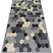 Rugsx Preproga HEOS 78537 siva/krem šesterokotnik 120x170 cm Siva