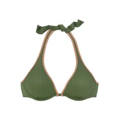 BRUNO BANANI Bikini zgornji del rjava/zelena