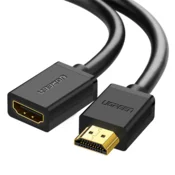 Ugreen HD107 10141 HDMI (moški) - HDMI (ženski) 4K kabel 1m - črn