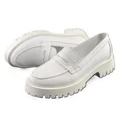Mona Shoes Ženske mokasine, Kožne, Bele