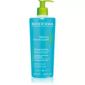 Bioderma Sébium Gel Moussant čistilni gel za mešano in mastno kožo (Gel Moussant  Purifying and Foaming Cleansing Gel) 500 ml