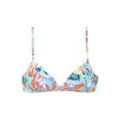 VENICE BEACH Bikini zgornji del Bralette-Top Caru Venice Beach svetlo modra/oranžna/bela
