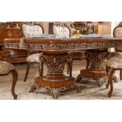 Casa Padrino luxury baroque dining table brown/bronze - Magnificent solid wood dining room table baroque style - Baroque dining room furniture - Luxury dining room furniture baroque style
