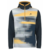 Djecacki sportski pulover Head Boys Vision Topspin Hoodie - black/yellow print