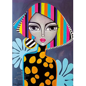 Magnolia - Puzzle Barvito dekle - 1 000 kosov
