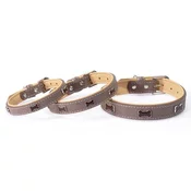 CAMON Ogrlica za pse Timber, smeda - 2,5x52 cm