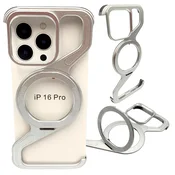 Ovitek za iPhone 16 PRO Armed Magsafe Metal Case Titanium Holder