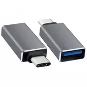 E-GREEN Adapter USB tip C - USB 3.0 MF crni