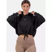 ikica s kapuco Nebbia Loose Fit Crop Hoodie Iconic