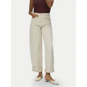 Vero Moda Jeans hlače Zelda 10339347 Bež Wide Leg