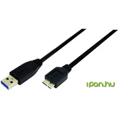 LOGILINK USB 3.0 USB 3.0 Micro-B transformator crna 1m CU0026