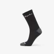 Nogavice Rapha Logo Socks Black/ Dark Grey L