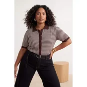 Trendyol Curve Ženska bluza Tbbss25Af00115, Braon