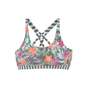 VENICE BEACH Bikini zgornji del Summer zelena/oranžna/fuksija/bela