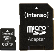 Intenso microSDXC Cards 512GB Class 10 UHS-I Premium