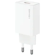 USAMS USAMS T69 18W USB-A STENSKI POLNILEC ZA TELEFONE, HITRO POLNJENJE 1