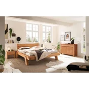 Livetastic POSTELJA IZ TRAMOV 180 cm  x 200 cm , les medeni hrast