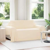 Vidaxl Obloge 6 pcs krema 280 x 210 cm Flis