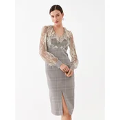 TWINSET Vsakodnevna obleka 232TP2630 Siva Regular Fit