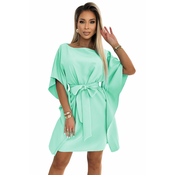 Womens dress with a tie at the waist Numoco