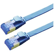 VALUE Value 21992151 RJ45 omrežni kabel\, Patch kabel CAT 6a F/UTP 1.00 m modra 1 kos, (20630791)