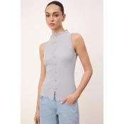 Trendyol Milla Ženska bluza, Siva