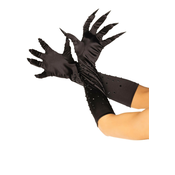 Leg Avenue Rhinestone Claw Gloves Black