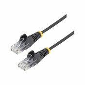 StarTech.com 0.5 m CAT6 Cable - Slim CAT6 Patch Cord - Black - Snagless RJ45 Connectors - Gigabit Ethernet Cable - 28 AWG (N6PAT50CMBKS) - patch cable - 50 cm - black