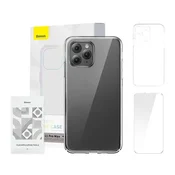 BASEUS BASEUS Crystal Series Clear ovitek za iPhone 11 Pro Max, komplet (prozoren)