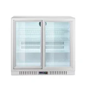 Barski hladilnik z dvema drsnima vratoma, Arktic, 150 L, srebrn, 230 V/175 W, 900x520x(V)840 mm