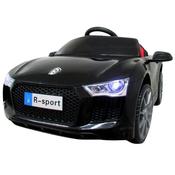 R-Sport Cabrio B4 Black Igrača na baterije, daljinski upravljalnik, luči, usnje