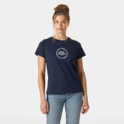 Helly Hansen W CORE GRAPHIC T-SHIRT 2.0, ženska majica, plava 54592