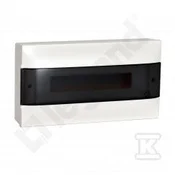 LEGRAND Nadometna razdelilna omarica PRACTIBOX S 1x18 prozorna vrata
