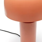 Kare namizna svetilka Loungy, rjava, jeklo, višina 38 cm - Dnevna soba/jedilnica - Sodobni - Kovina