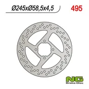 shumee Zavorni disk zadnji NG Yamaha YFM 350 Warrior 2000-2003 245 mm