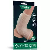Vibrating Drip Knights Ring with Scrotum Sleeve LVTOY00640 / 0229