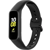 GS Silikonski pašček za Samsung Galaxy Fit E SM-R375, črne barve