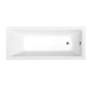 POLYSAN NOEMI Akrilna Kopalna Vana 170x70, Vgradna, Bela Mat, Pravokotna, 197 L, 10-letna Garancija