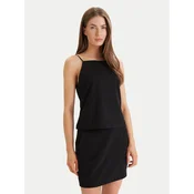 Calvin Klein Jeans Top Ponte LV044F206G Črna Slim Fit