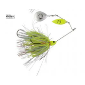 Spinnerbait SAVAGEAR DABUSH SPINNERBAIT Yellow Silver Holo Flame #3 32g | 42148