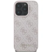 Guess GUESS etui za iPhone 16 Pro Max GUHCP16XG4GFPI (PU 4G Classic) roza