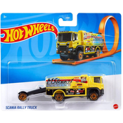 Kamion Hot Wheels Track Stars - Scania Rally Truck, 1:64