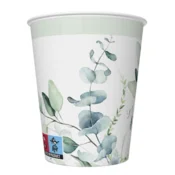 Papirnati kozarčki 250 ml z vejicami evkaliptusa, 8 kosov | 79-38