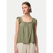 Pieces Bluza Pia 17154740 Zelena Regular Fit