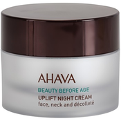 Ahava Beauty Before Age nocna lifting krema za lice, vrat i dekolte (Paraben Free, Allergy Tested) 50 ml